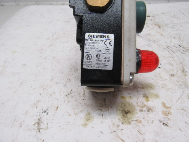 Siemens 3SE7160-1BD00-0AS1 300VAC 6A 1NO+1NC Lever Action Cable E-Stop