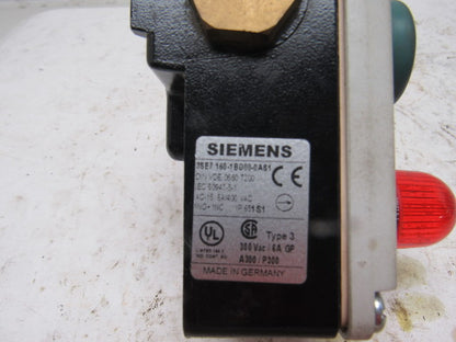 Siemens 3SE7160-1BD00-0AS1 300VAC 6A 1NO+1NC Lever Action Cable E-Stop
