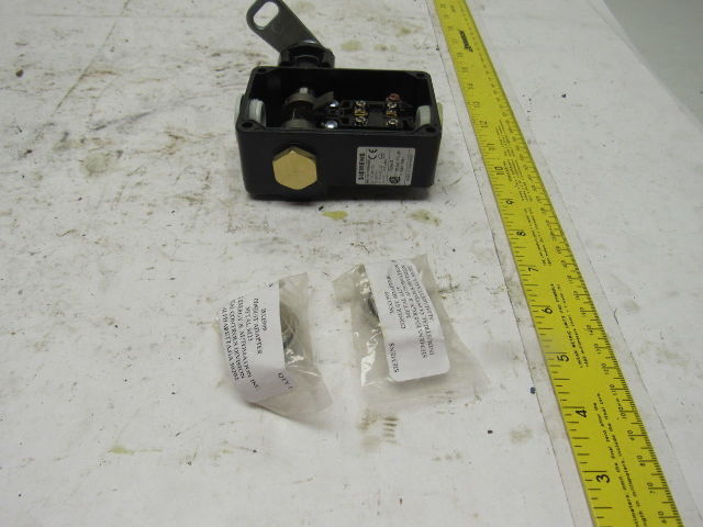 Siemens 3SE7160-1BD00-0AS1 300VAC 6A 1NO+1NC Lever Action Cable E-Stop Base