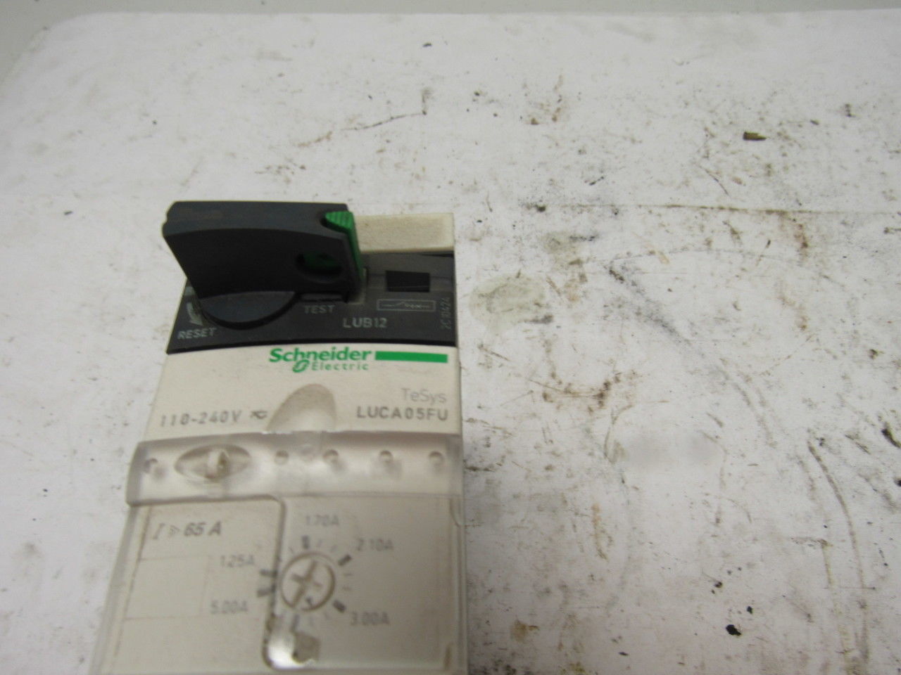 Schneider TeSys LUCA05FU 600V 10Hp 3Ph Manual Starter Overload 1.7-5.0A