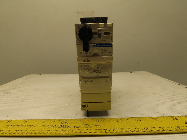 Telemecanique TeSys LUCA12FU 600V 10Hp 3Ph Manual Starter Overload 3.0-12A Trip
