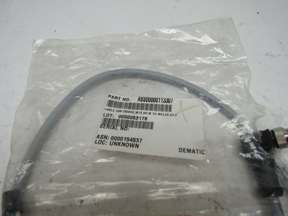Turck A6S00000113307 Can Device Cable M 12.5PM Molex 6 Pin Female 1000mm