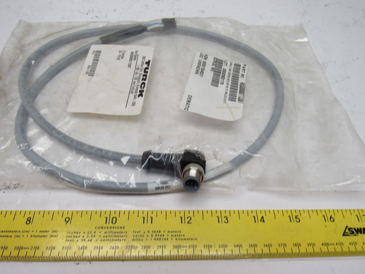 Turck A6S00000113307 Can Device Cable M 12.5PM Molex 6 Pin Female 1000mm