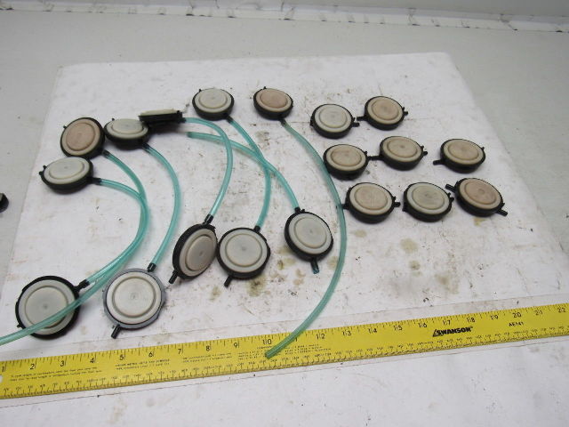 Dematic 1-3/8" Rubber Diaphragm Pressure Pad Assembly Lot Of 19