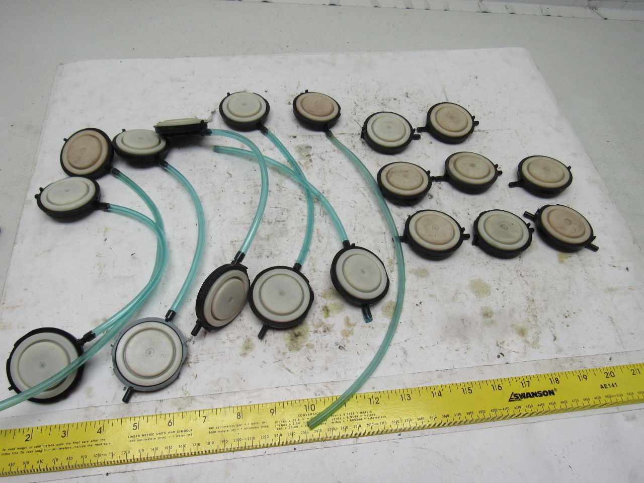 Dematic 1-3/8" Rubber Diaphragm Pressure Pad Assembly Lot Of 19