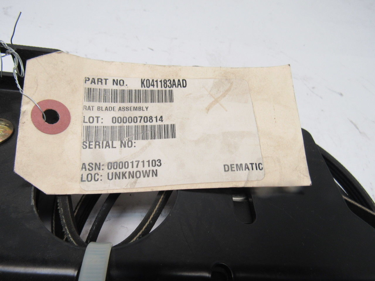 Dematic K041183AAD Sorting Conveyor Rat Blade Narrow Belt Transfer Assembly