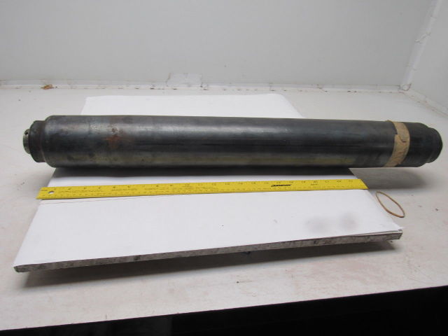 4" OD 29-1/2" Crowned Face Belt Pulley Roller 32" BF 1-7/16" SER Bushed