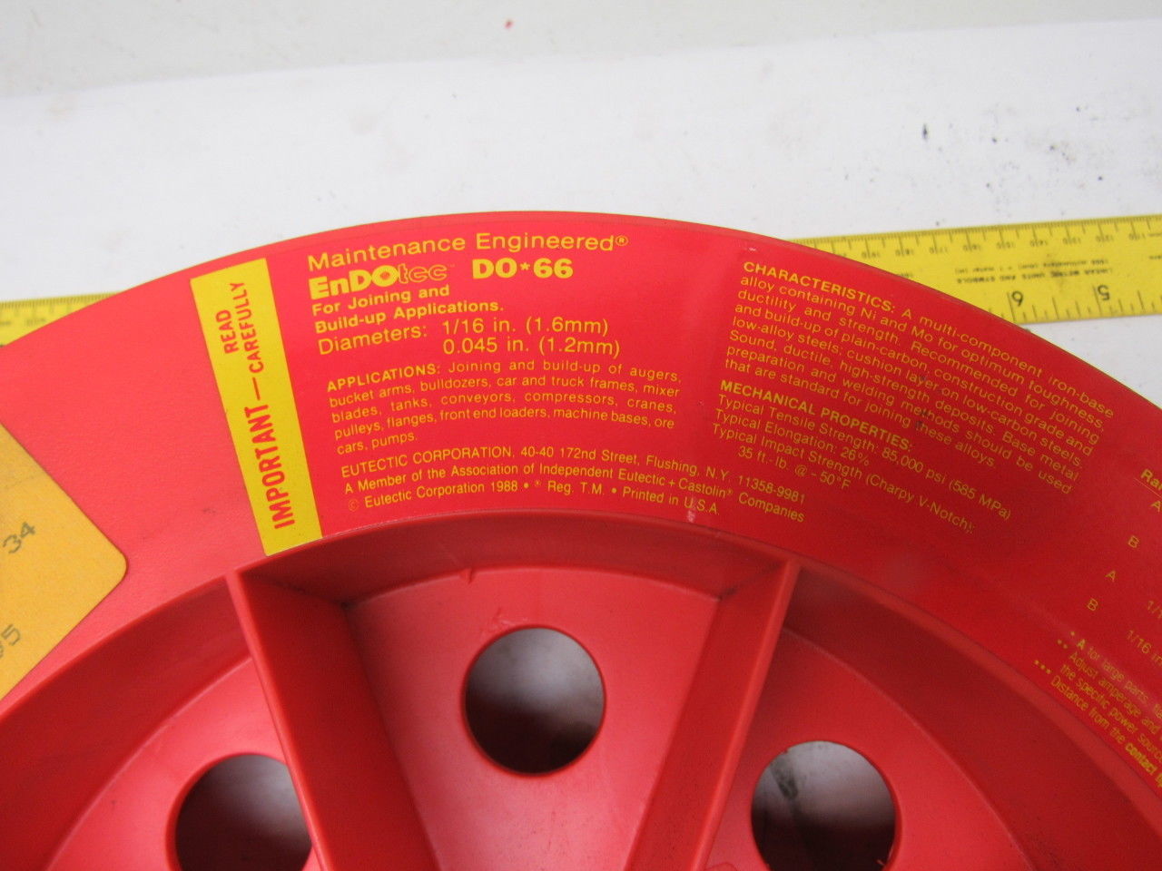 Castoline EnDOtec DO*66 20LB Spool 0.045" Welding Wire