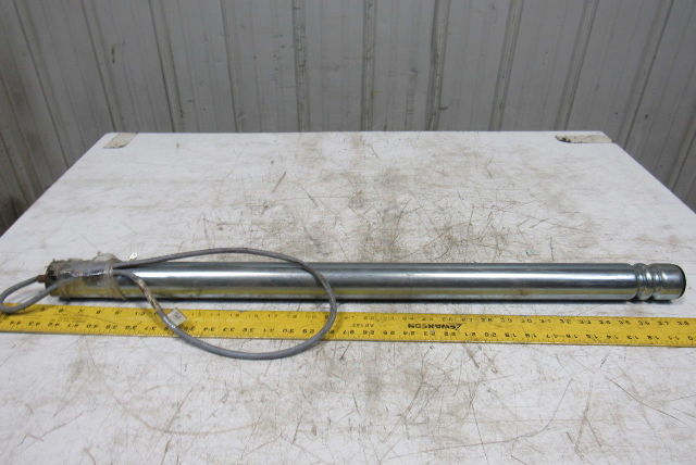 Dematic 33-3/4" BF x 50mm 2 Groove Powered Conveyor Roller 48V 800RPM