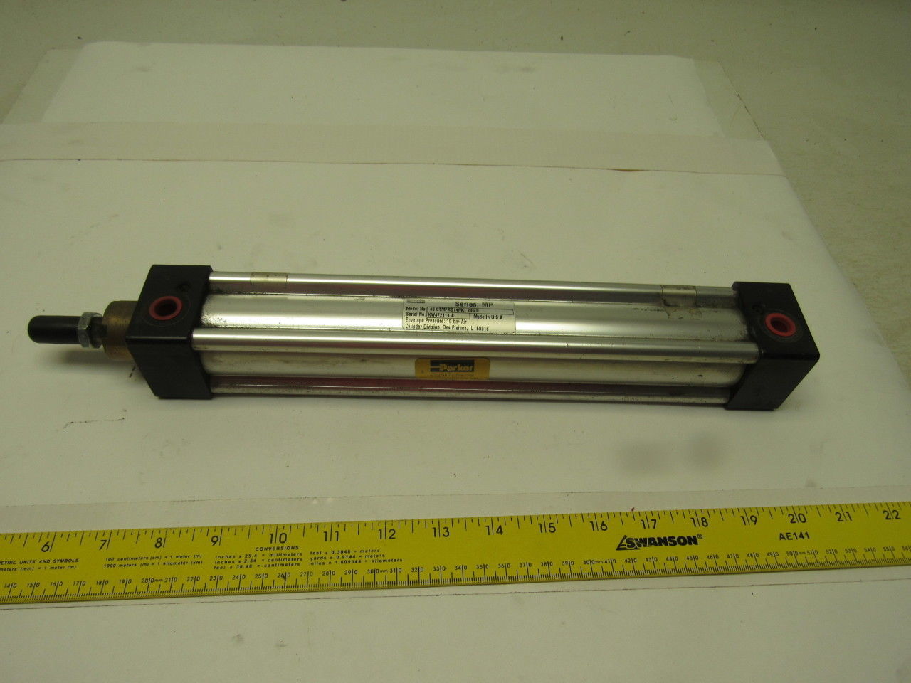 Parker 40 CTMPRS14MC 235.0 Pneumatic Air Cylinder 40mm Bore 235mm Stroke 10 Bar