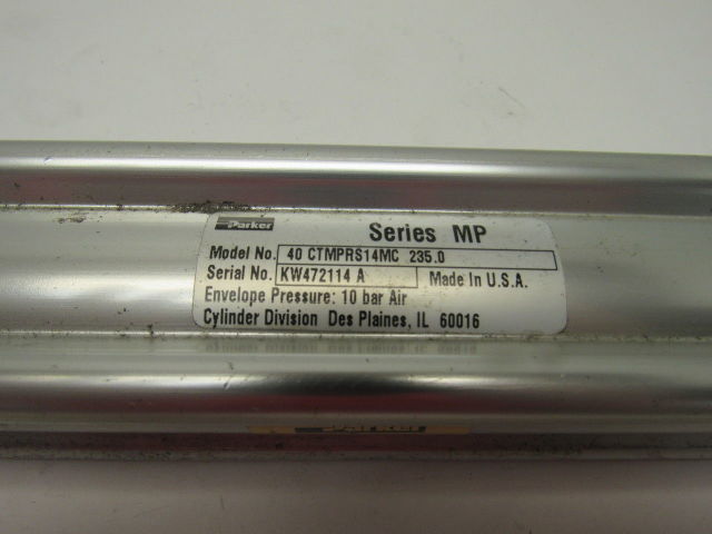 Parker 40 CTMPRS14MC 235.0 Pneumatic Air Cylinder 40mm Bore 235mm Stroke 10 Bar