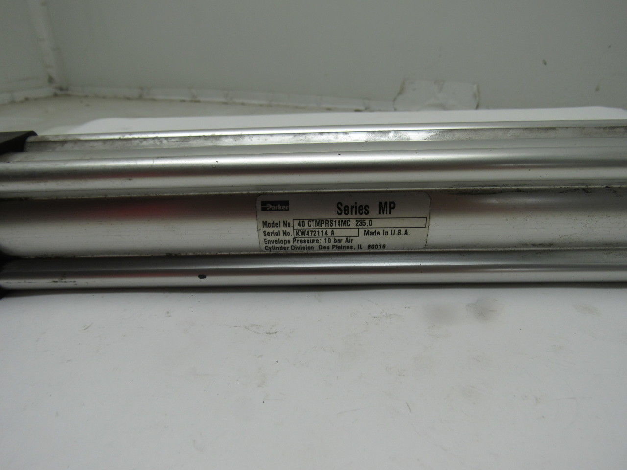 Parker 40 CTMPRS14MC 235.0 Pneumatic Air Cylinder 40mm Bore 235mm Stroke 10 Bar