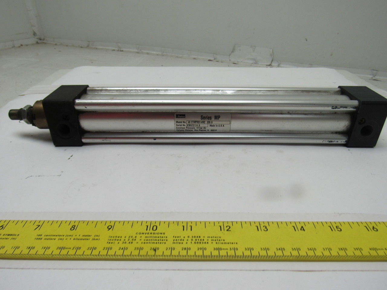 Parker 40 CTMPRS14MC 235.0 Pneumatic Air Cylinder 40mm Bore 235mm Stroke 10 Bar