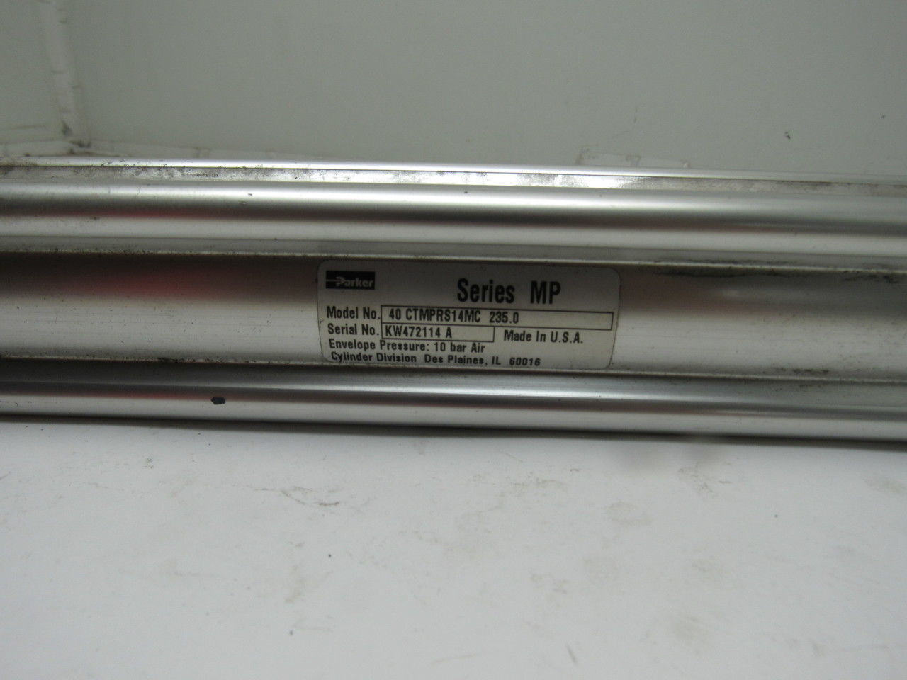 Parker 40 CTMPRS14MC 235.0 Pneumatic Air Cylinder 40mm Bore 235mm Stroke 10 Bar