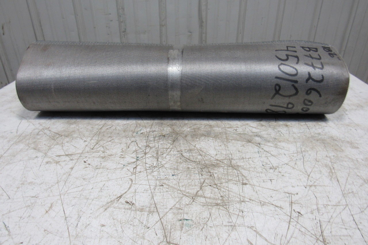 26" Nylon Woven Back Longitudinal Ribbed Top Conveyor Belt 0.079"T x 18'6"