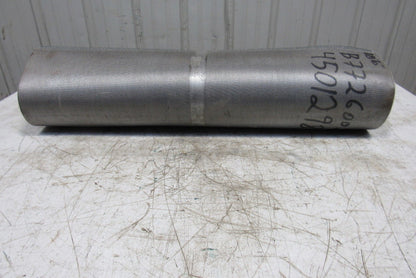 26" Nylon Woven Back Longitudinal Ribbed Top Conveyor Belt 0.079"T x 18'6"