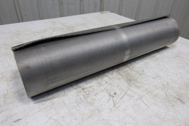 26" Nylon Woven Back Longitudinal Ribbed Top Conveyor Belt 0.079"T x 18'6"