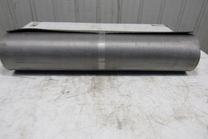26" Nylon Woven Back Longitudinal Ribbed Top Conveyor Belt 0.079"T x 18'6"
