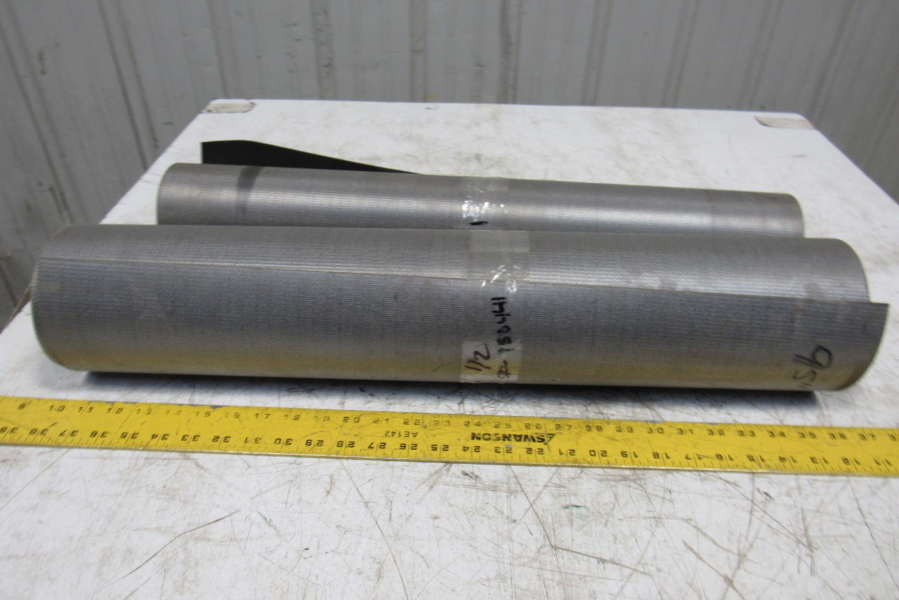 26" Woven Back 2 Ply Longitudinal Ribbed Conveyor Belt 0.103"T 2 Pcs. 40" 95"