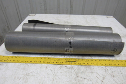 26" Woven Back 2 Ply Longitudinal Ribbed Conveyor Belt 0.103"T 2 Pcs. 40" 95"