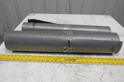 26" Woven Back 2 Ply Longitudinal Ribbed Conveyor Belt 0.103"T 2 Pcs. 40" 95"