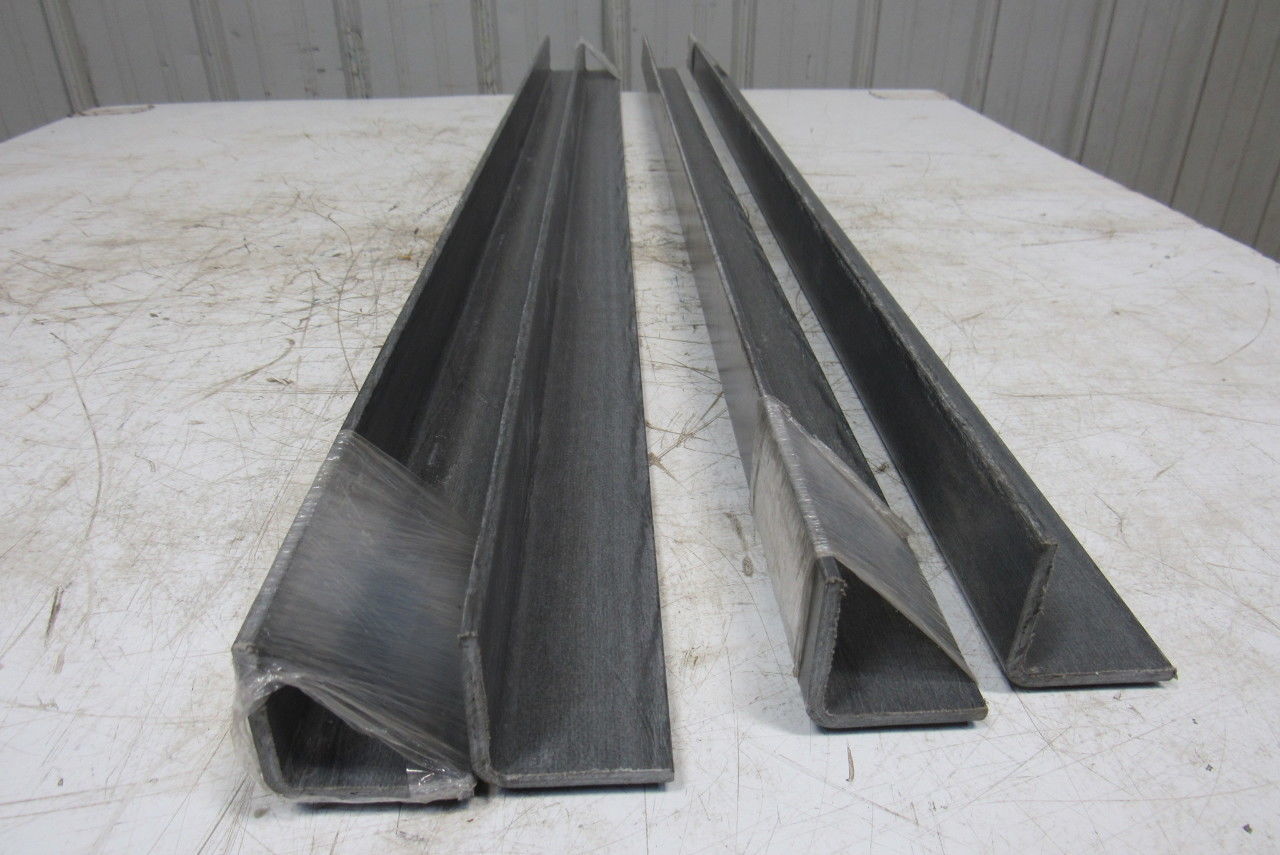 Dematic K00121601D 48"  Plastic Angle Guide Piece 2420 Model Sorter Lot Of 4