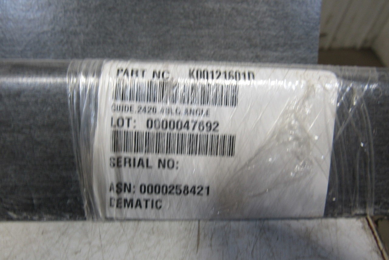 Dematic K00121601D 48"  Plastic Angle Guide Piece 2420 Model Sorter Lot Of 4