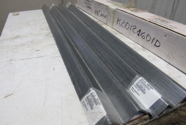 Dematic K00121601D 48"  Plastic Angle Guide Piece 2420 Model Sorter Lot Of 4