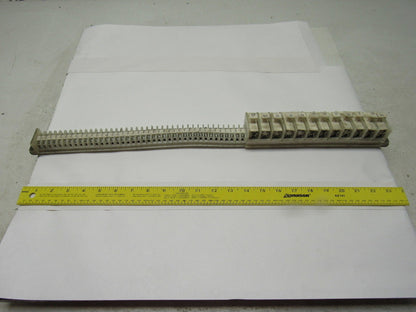 Allen Bradley 1492 Style F & CE 35 Terminal Blocks & 11 Fuse On 24" Din Rail