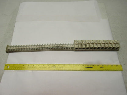 Allen Bradley 1492 Style F & CE 35 Terminal Blocks & 11 Fuse On 24" Din Rail
