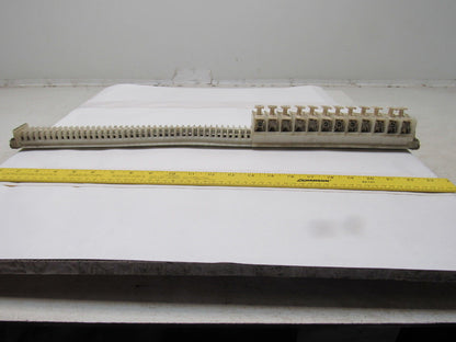 Allen Bradley 1492 Style F & CE 35 Terminal Blocks & 11 Fuse On 24" Din Rail