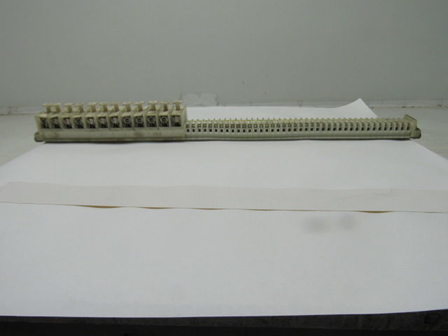 Allen Bradley 1492 Style F & CE 35 Terminal Blocks & 11 Fuse On 24" Din Rail