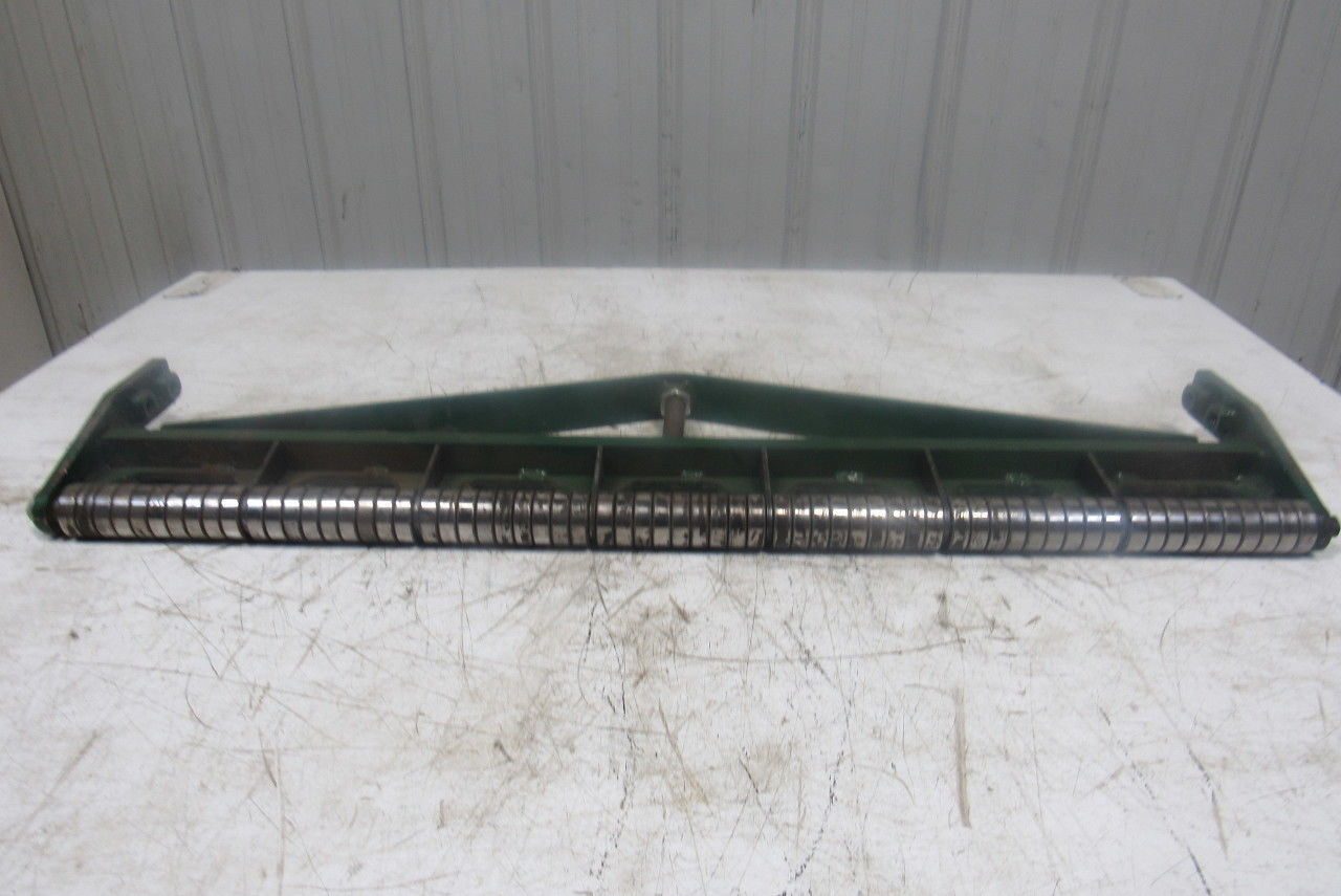 Dematic K001917AAA00 Nose Bar Assembly Conveyor Belt End Roller 32-3/4" Wide