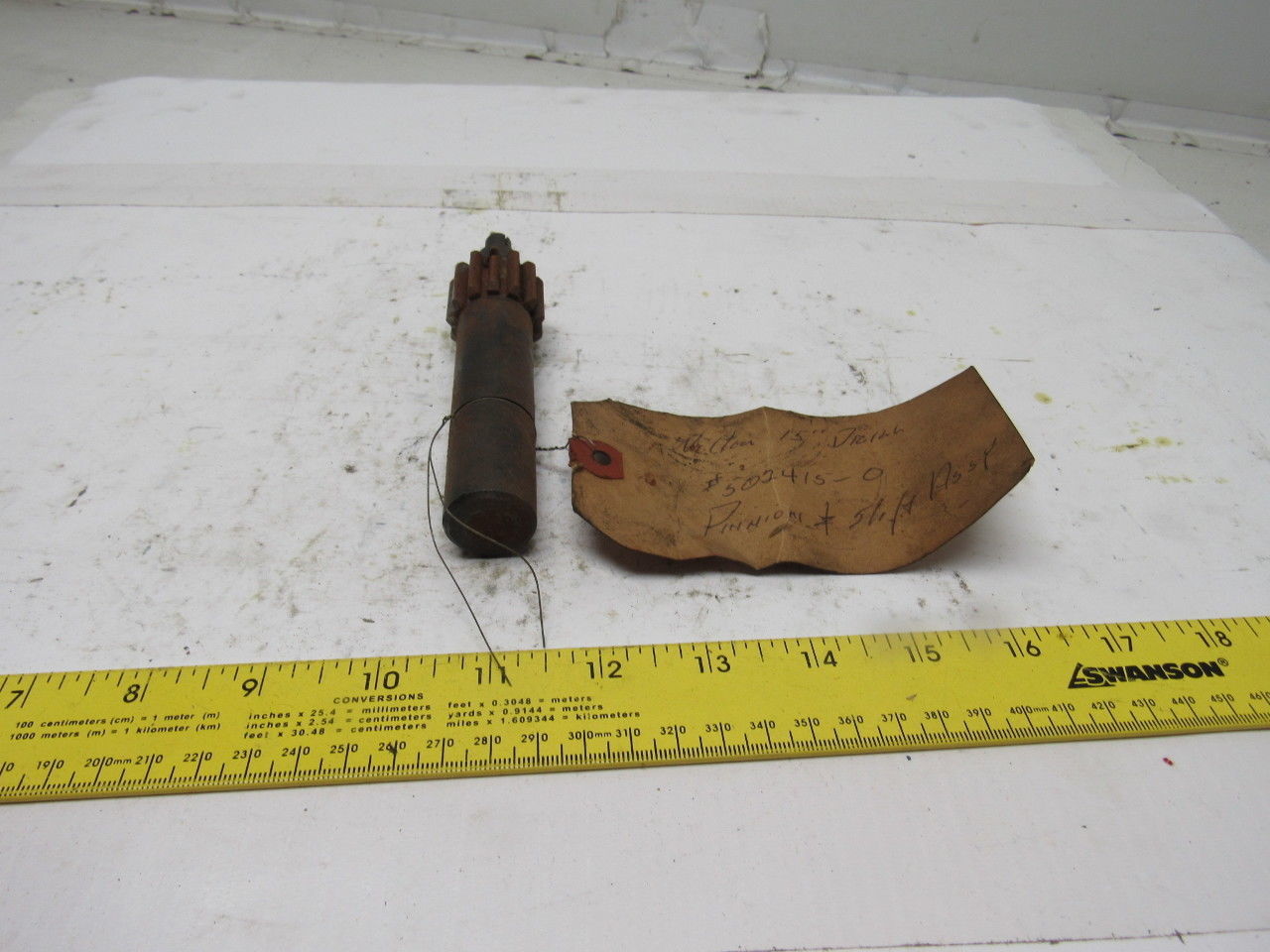 Vintage Lathe Bar Stock End Facing Forming Cutter Turner Missing Roller