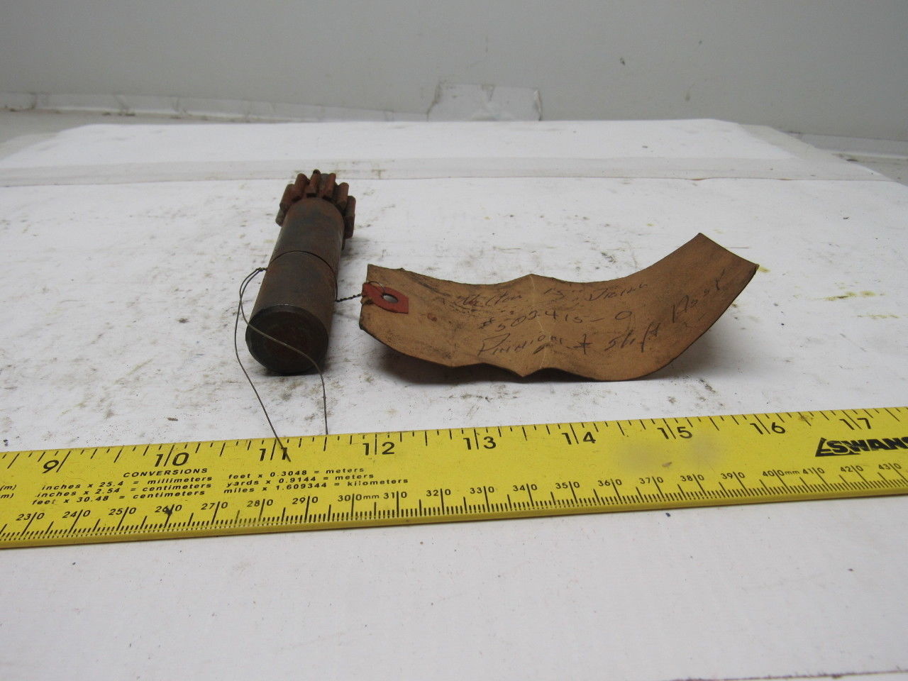 Vintage Lathe Bar Stock End Facing Forming Cutter Turner Missing Roller