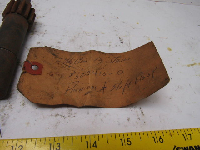 Vintage Lathe Bar Stock End Facing Forming Cutter Turner Missing Roller