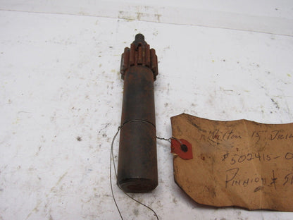 Vintage Lathe Bar Stock End Facing Forming Cutter Turner Missing Roller