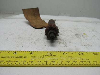 Vintage Lathe Bar Stock End Facing Forming Cutter Turner Missing Roller