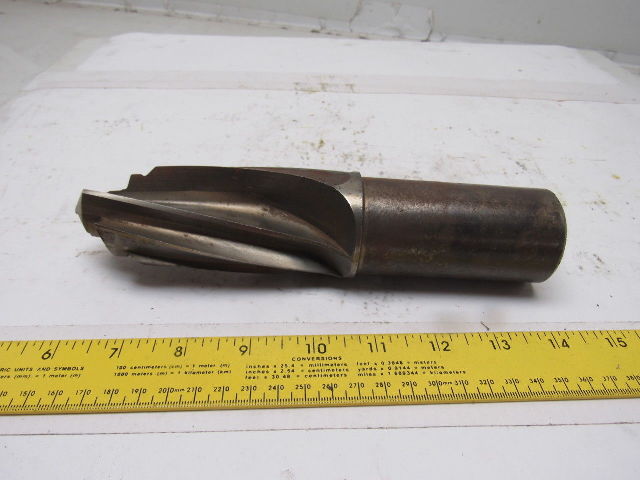 1-15/16" 3 Stepped Flute Twist Boring Mill 1-3/4" Smooth Shank