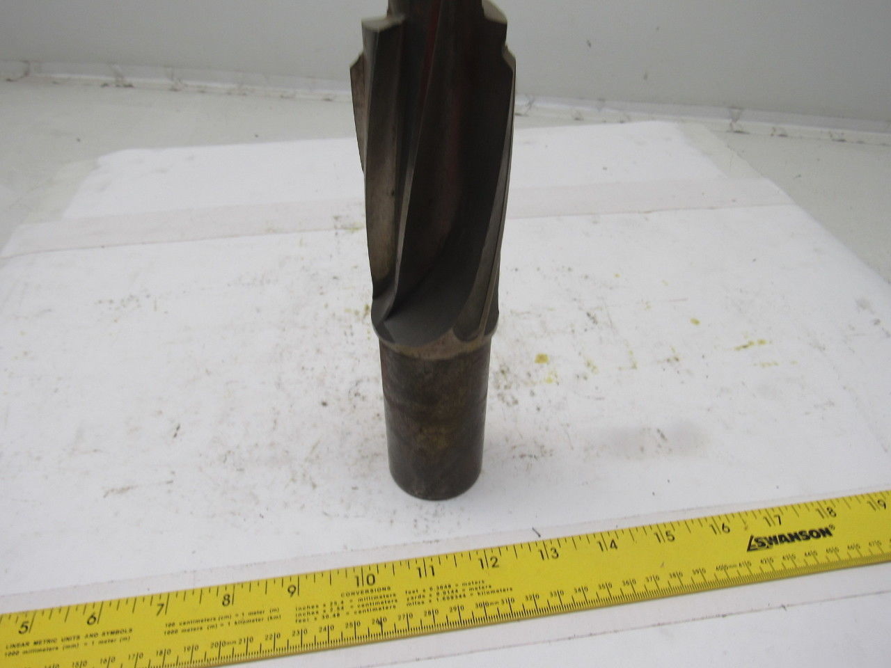 1-15/16" 3 Stepped Flute Twist Boring Mill 1-3/4" Smooth Shank