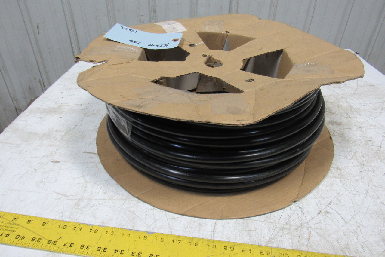 1/2" x 0.62" Black Polyethylene Airline Tubing 196'
