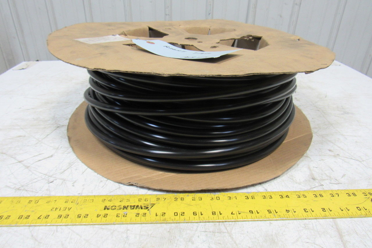 1/2" x 0.62" Wall Black Polyethylene Airline Tubing 168'