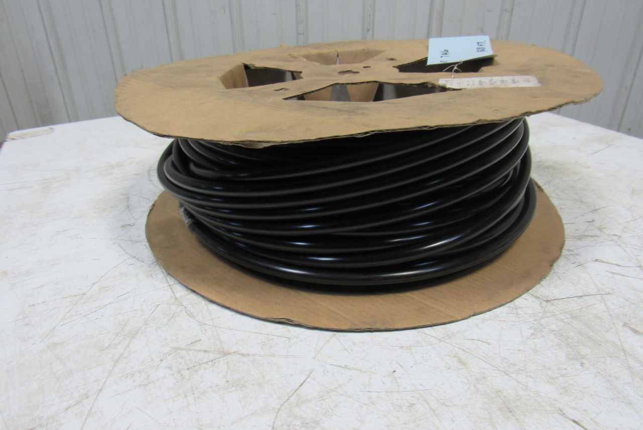 1/2" x 0.62" Wall Black Polyethylene Airline Tubing 168'
