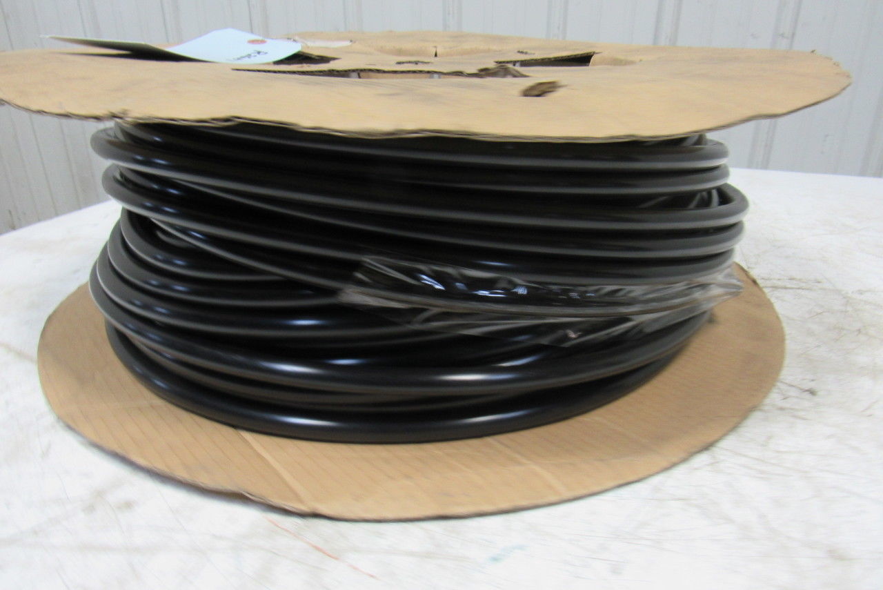 1/2" x 0.62" Wall Black Polyethylene Airline Tubing 168'