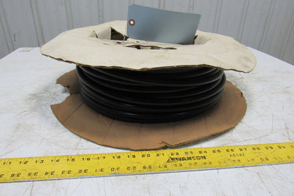 Freelin Wade 1/2" x 3/8" ID 0.62" Wall Black Polyethylene Airline Tubing 117'