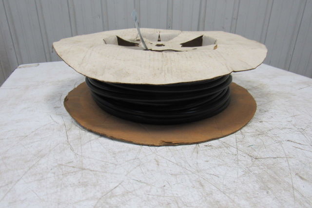 Freelin Wade 1/2" x 3/8" ID 0.62" Wall Black Polyethylene Airline Tubing 117'
