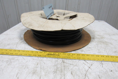 Freelin Wade 1/2" x 3/8" ID 0.62" Wall Black Polyethylene Airline Tubing 117'