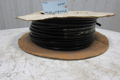 Freelin Wade 1/2" x 3/8" ID 0.62" Wall Black Polyethylene Airline Tubing 117'