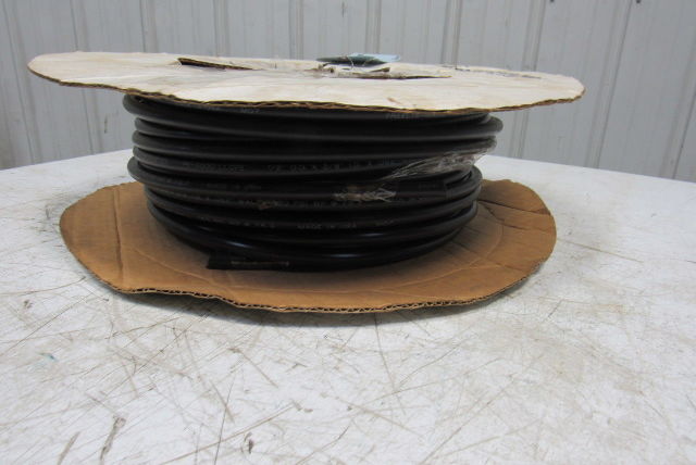 Freelin Wade 1/2" x 3/8" ID 0.62" Wall Black Polyethylene Airline Tubing 110'
