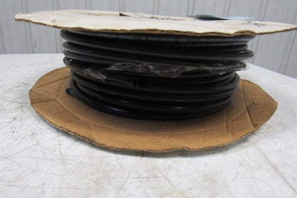 Freelin Wade 1/2" x 3/8" ID 0.62" Wall Black Polyethylene Airline Tubing 110'